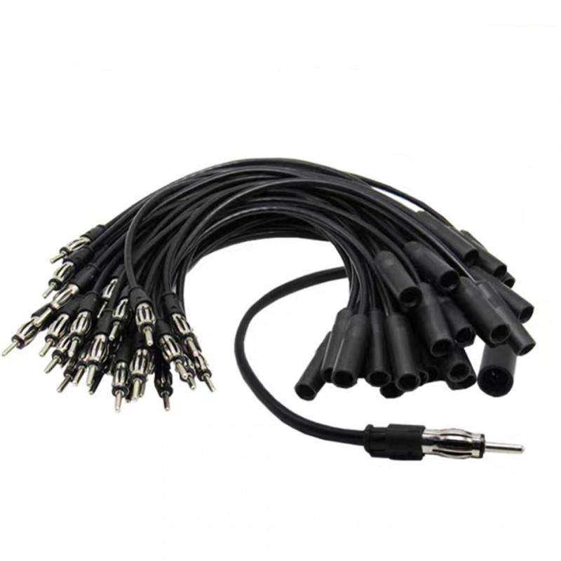 Car FM Antenna Extension Cable Radio Adapter Male To Female Antenna Conversion Modification Cable Cord Wire Line For Car Audio Radio Accessories 4