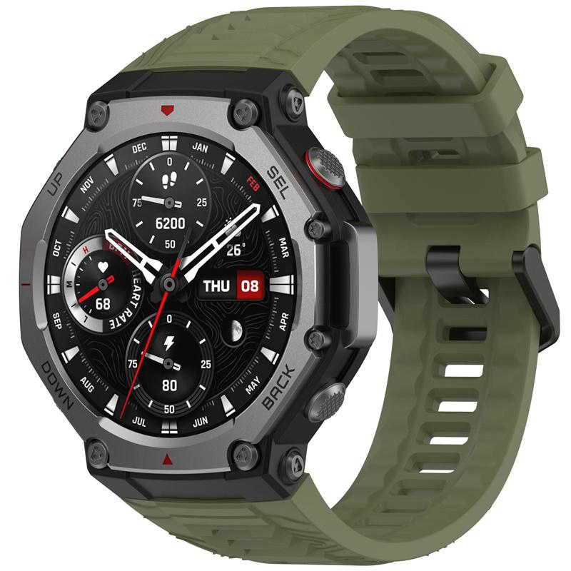 Силиконовый ремешок для часов Amazfit T-REX3, мягкий ремешок для умных часов, спортивный браслет, ремешок для Amazfit T-REX3, аксессуары
