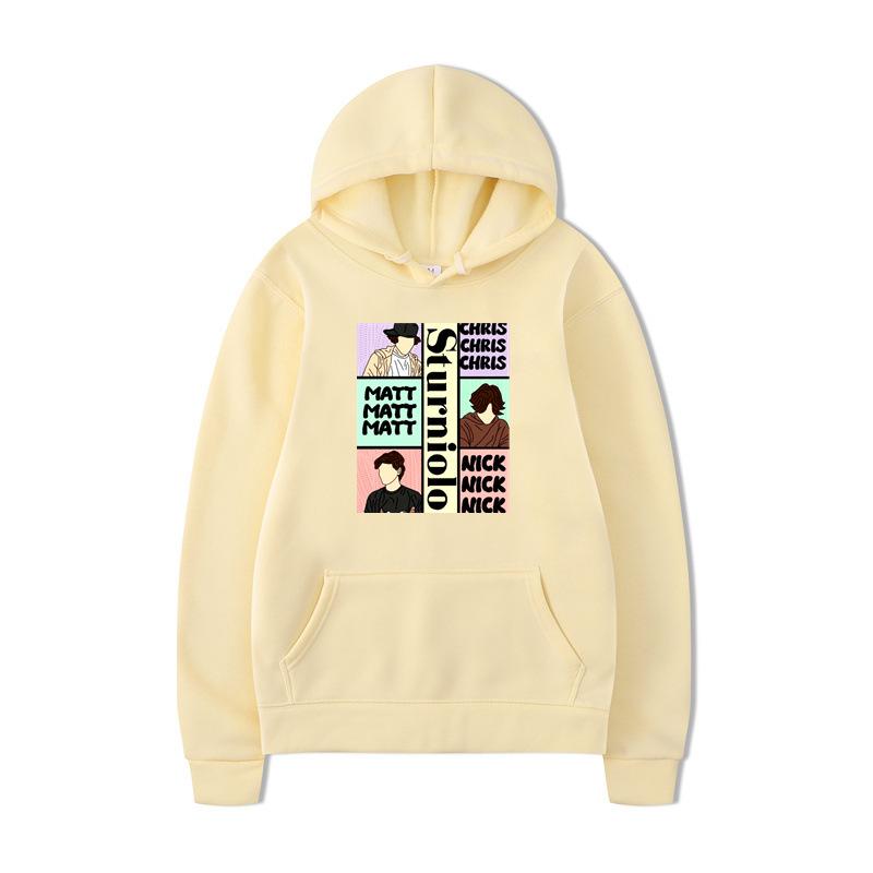 Толстовки Sturniolo Triplets для мужчин и женщин, креативный дизайн с принтом, брендовая одежда Y2K, винтажные пуловеры унисекс с длинным рукавом