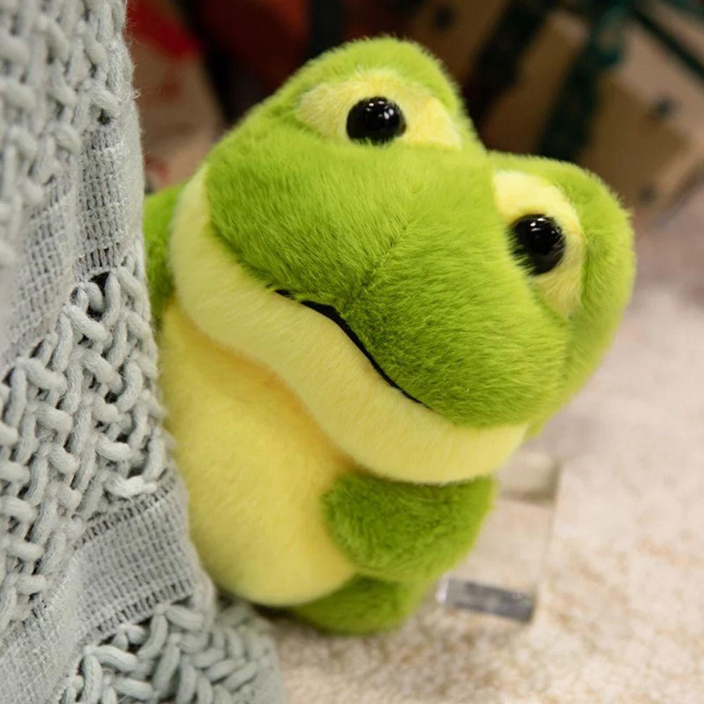 Collection Animal Fluffy Frog Figure Doll PP Cotton Cartoon Frog Stuffed Toy  Kids Birthday