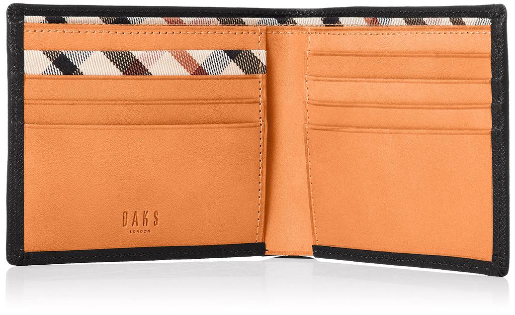 Мужской кошелек-бифолд Daks Luster, черный