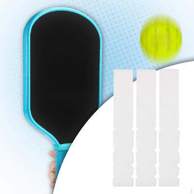 3 шт. прозрачной ленты для защиты ракетки Pickleball Paddle Edge Tape длиной 15,5 дюймов, боковые ленты для защиты ракетки