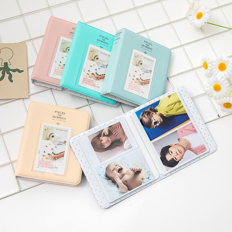 Альбом с 64 карманами для фотоальбома Polaroid, мини-футляр для мгновенного хранения фотографий, чехол для хранения фотографий Fujifilm Instax, мини-альбом WBL