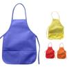 Детский карманный фартук из нетканой ткани, кухонный фартук для рисования, сделай сам, чехол для художественного класса
