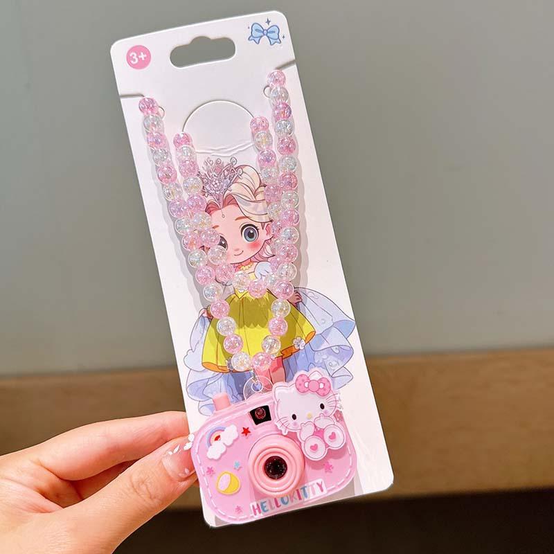 Ожерелье с проекционной камерой, Детское и студенческое ожерелье из бусин, Милый и забавный маленький подарок для малышей, Цепочка на шею