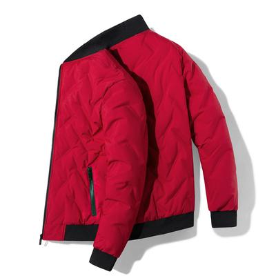 Утиный пух осень и зима новый стоячий воротник пуховик мужской модный и универсальный теплая одежда