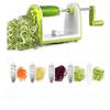 Vegetable Spiralizer Vegetable Cutter Spaghetti 5 In 1 Manual Spiral Slicer Julienne Spaghetti Zucchini Tool Zucchini Spaghetti Tool for Vegetables