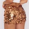 Женская блестящая мини-юбка с пайетками, с низкой талией, юбка в стиле хип-хоп, стильная карнавальная вечерние юбка для танцев, клубная одежда