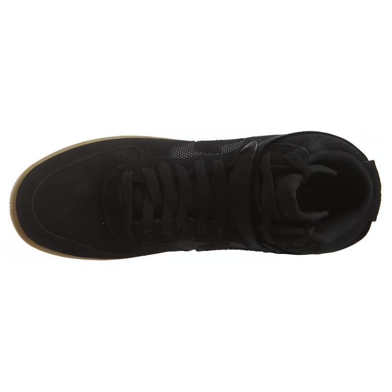 Nike Кроссовки Air Force 1 High 07 LV8 Черные с подошвой цвета жевательной резинки 806403-003