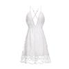 Fashion Sexy Backless V-neck Summer Beach Boho Dress Sleeveless Short Mini Sundress Lace Club Party Evening Dress