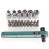 45661 Screwdriver 17Pcs Mini Rapid Ratchet Wrench Rod 6.35 Quick Socket