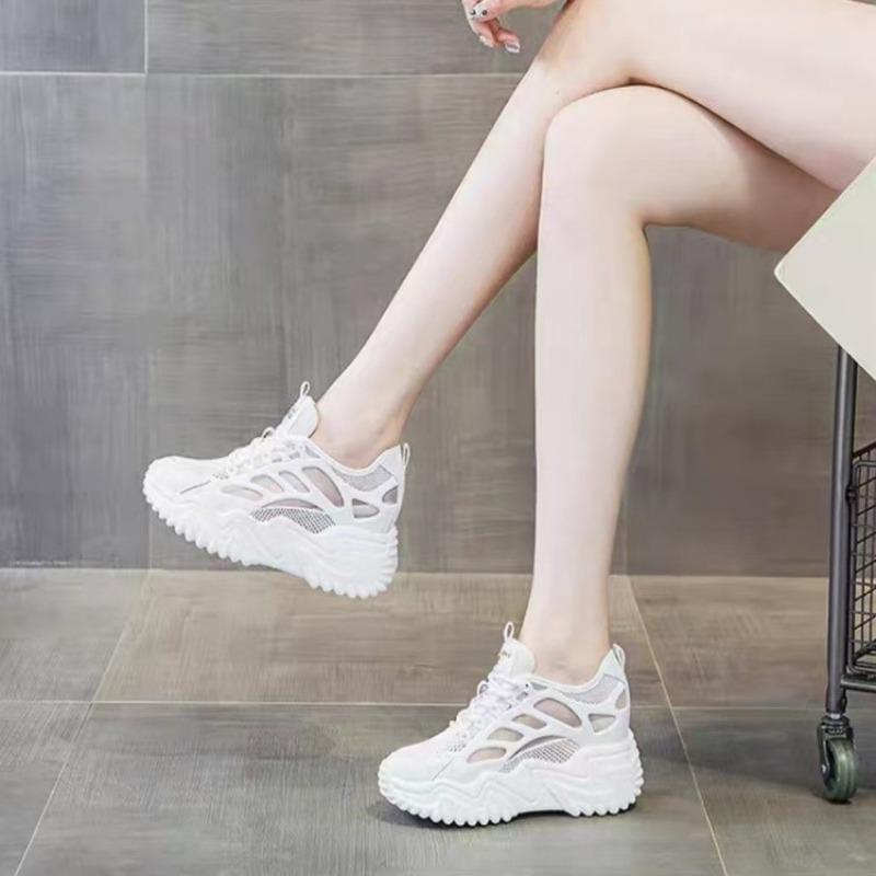 Мода 2025 Женские повседневные балетки Спортивная обувь Сетчатые дышащие кроссовки Женская обувь Женские кроссовки для женщин Баскетбольные кроссовки