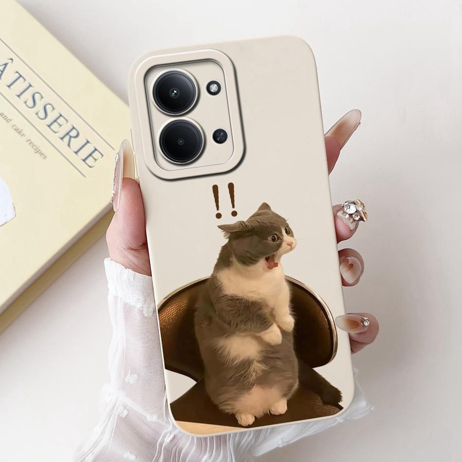 Для Xiaomi Poco C85 4G Милый Кролик Кошка Мультяшный Чехол Для Poco C85 C 85 4G Ударопрочный Мягкий Силиконовый Чехол