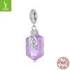 Энергетический аметистовый кулон, шарм и элегантный классический темперамент S925 стерлинговое серебро бисерные аксессуары
