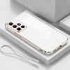 A 51 71 31 12 22 роскошный чехол-ремешок с покрытием из силикона для Samsung Galaxy A51 A71 4g A31 A12 A22 M51 M32 M53 M12 5g мягкий чехол