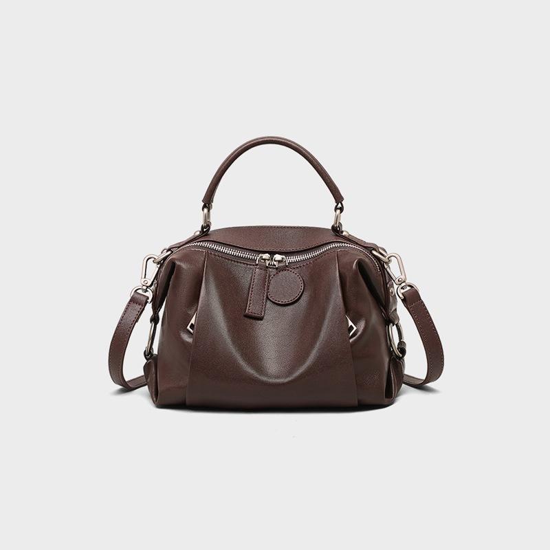 New First-layer Cowhide Autumn and Winter Women's Crossbody Bag Large Capacity Genuine Leather Handbag Mother Bag