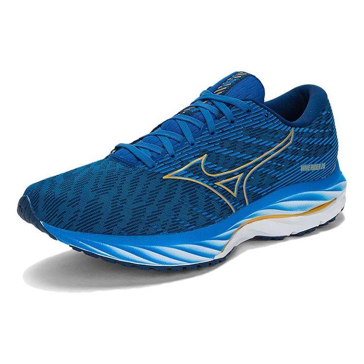 Mizuno Кроссовки унисекс Wave Rider 26 Snorkel Blue Gold Estate-Blue J1GC220353