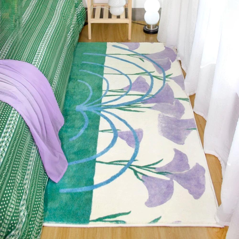 Стиль Инстаграм Длинный коврик-дорожка Комфорт Охлаждение Спальня Постельное одеяло Коврик для эркерного окна Коврик для гардеробной Домашний декор Декор спальни Ковер