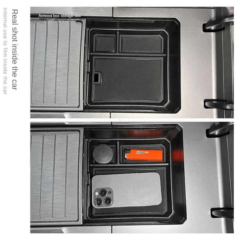 Car Central Armrest Storage Box for Chery Jetour T2 Traveler 2024 2024 Center Console Plastic Stowing Tidying Car Accessories