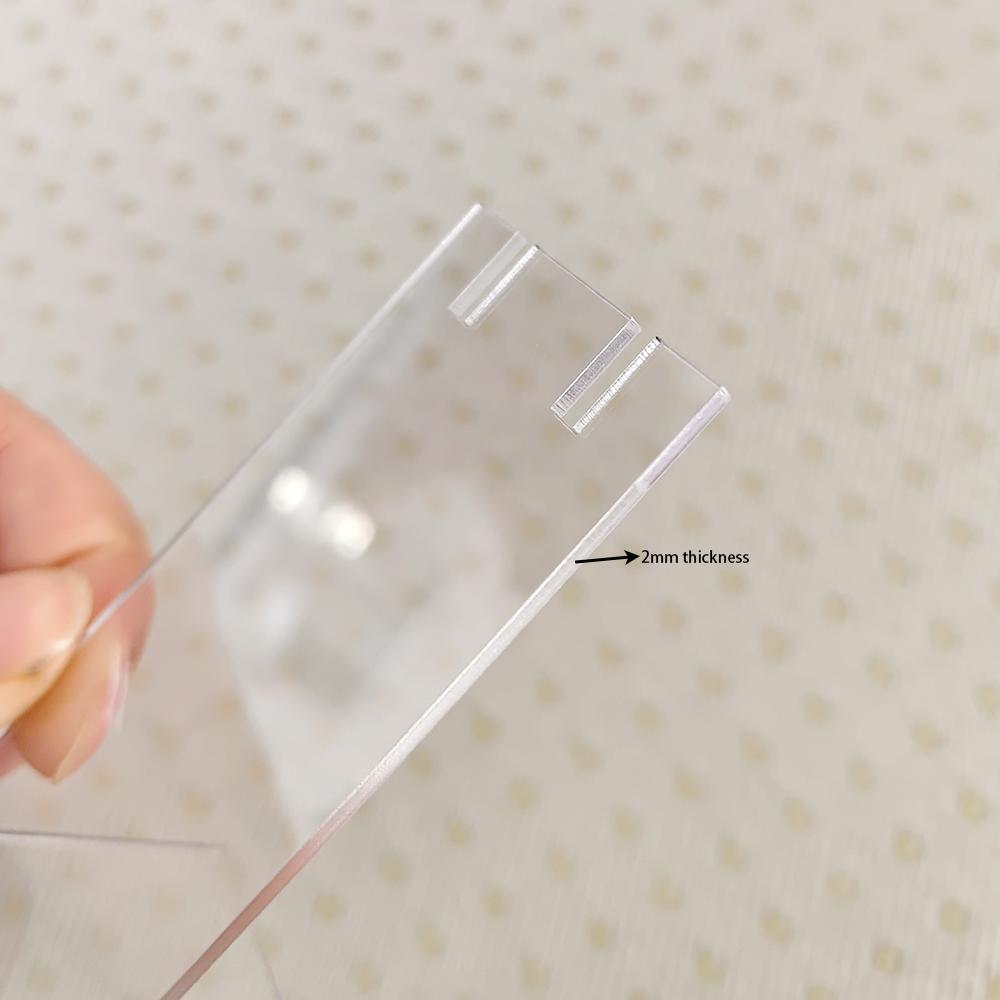 5/20pcs Transparent Acrylic Jewelry Rack Home Necklace Earring Storage Rack Store Retail Jewelry Display Stand