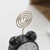 Balck Place Card Holder 1.97x3.54in Memo Clip Holder Stylish Business Card Holder  for Office