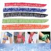 Summer Cooling Neck Wrap Printed Ice Towel Fast Cooling Head Scarf Bandana Keep Cool Headband for Gym Golf Yoga