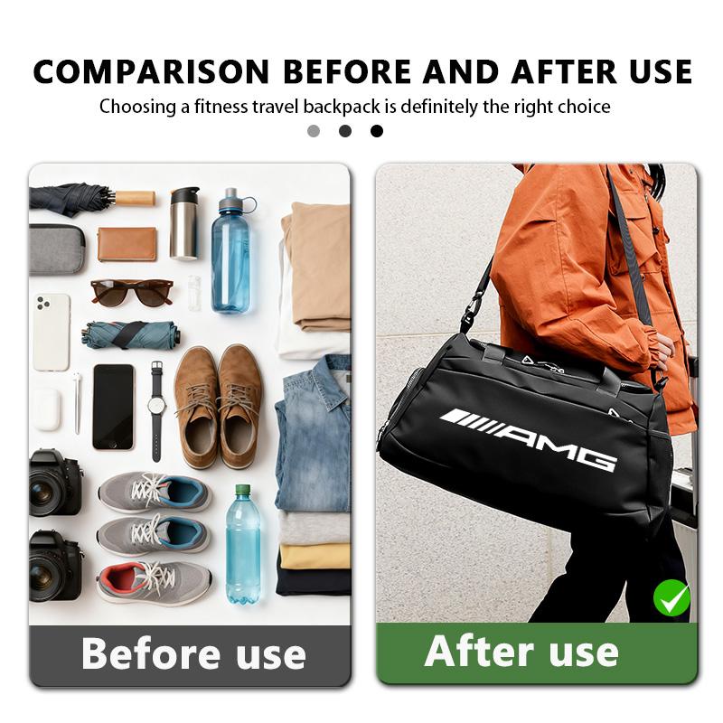 BKS2 Travel Outdoor Waterproof Sports Backpack Gym Shoulder Handbag For Mercedes Benz AMG W204 W205 W203 W211 W201 W210 W108 W124