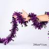 2-метровая гирлянда из мишуры на Хэллоуин с рисунками тыквы, паука, летучей мыши. Блестящая металлическая витая для дома, елки, помещений, улицы, вечеринок.