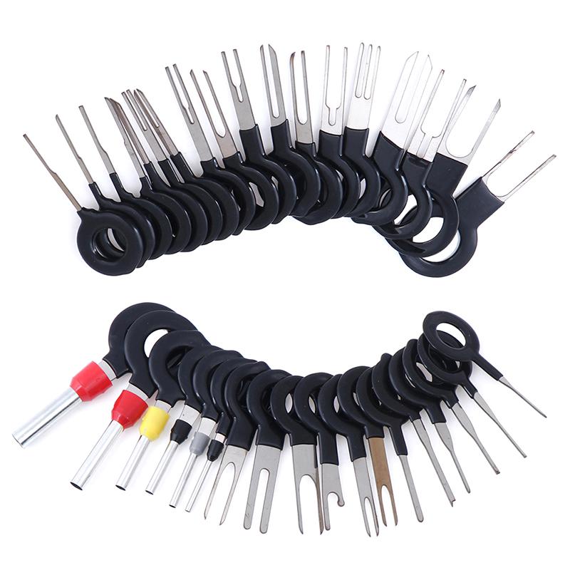 36Pcs Car Terminal Removal Tool Wire Connector Extractor Puller Release Pin