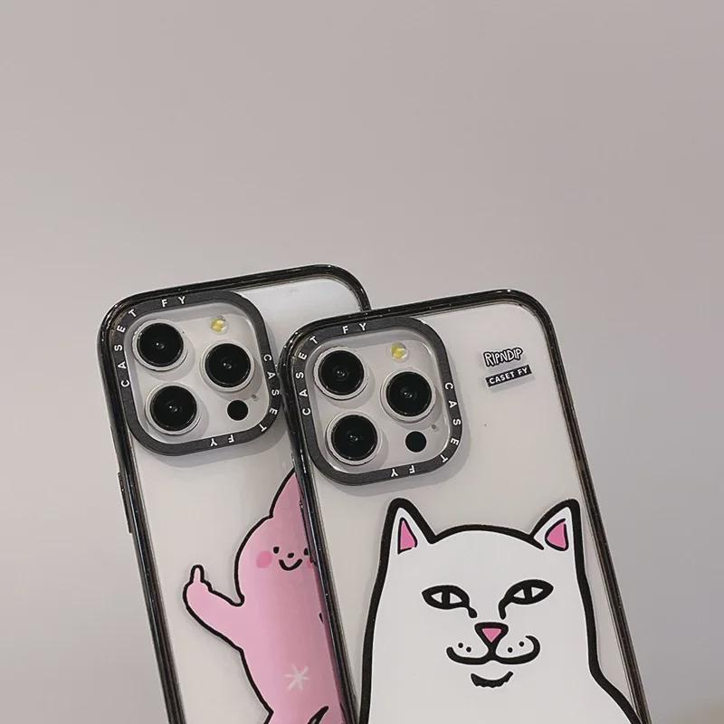 Высококачественный чехол для iPhone с изображением динозавра на среднем пальце для iPhone 12, 13, 14 Pro, 15 Pro Max — модный, прочный, устойчивый к падениям