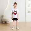 Children's Casual Short-sleeved T-shirt - Summer Girl's Cute Cherry T-shirt