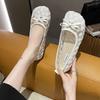 Gentle Single Shoes for Women with Outer Shoes 2025 New Summer Mesh Breathable One Pedal Soft Sole Old North Cloth Shoes for Women