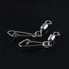 8 Word Loop Fishhook Lure Swivels Snap Bearing Tackle Tool New Rolling Swivel