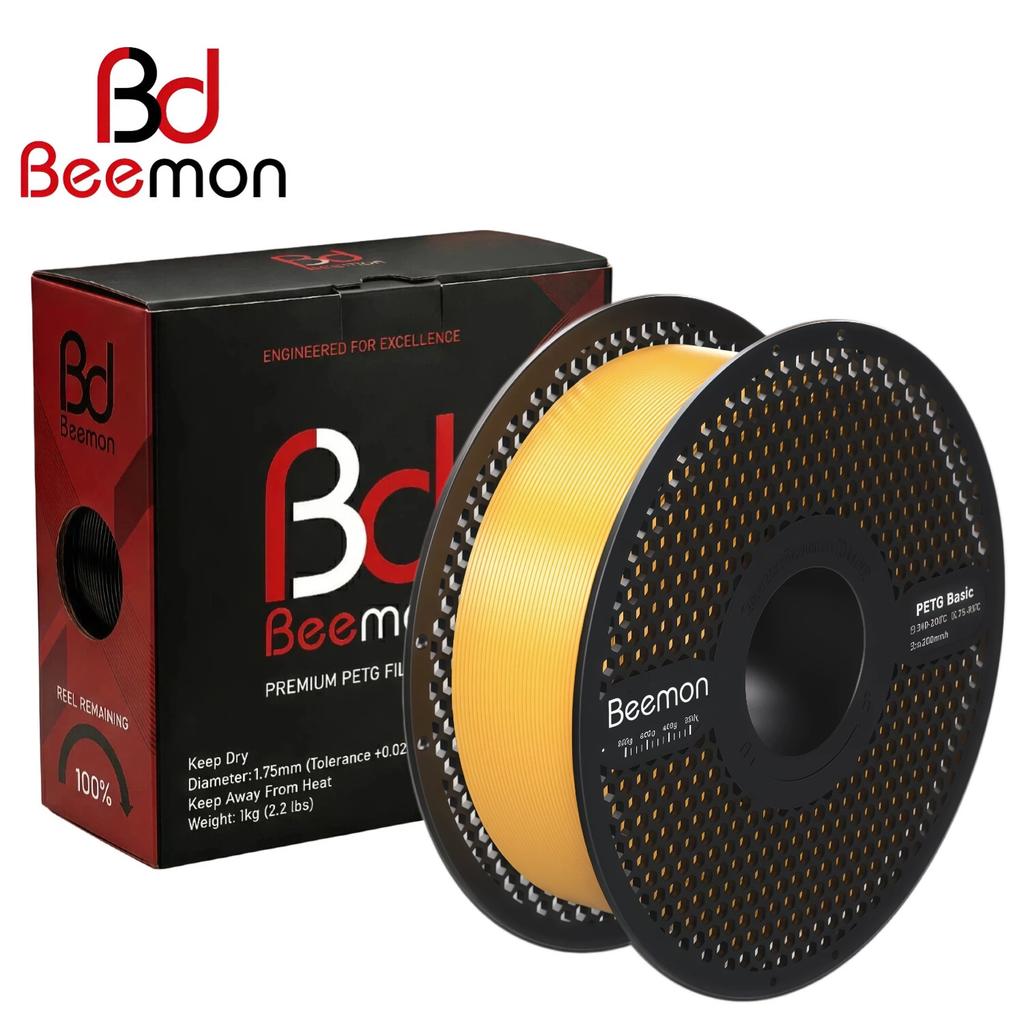 BEEMON Printer Filament 1.75mm, 1kg (2.2lbs), Easy to Print, No Warping, for Beginners & Experienced 3D Printing Enthusiasts