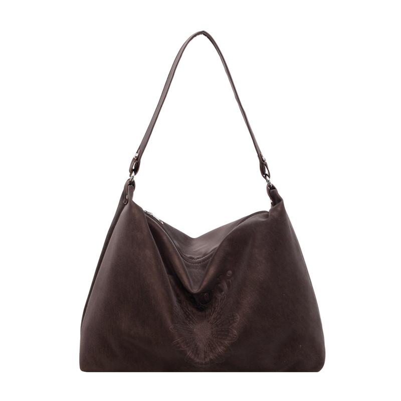 Модная женская сумка-хобо из ПУ-кожи с акцентным регулируемым ремнем, большая вместимость, повседневная сумка для поездок на работу, повседневной жизни, путешествий, покупок и других случаев