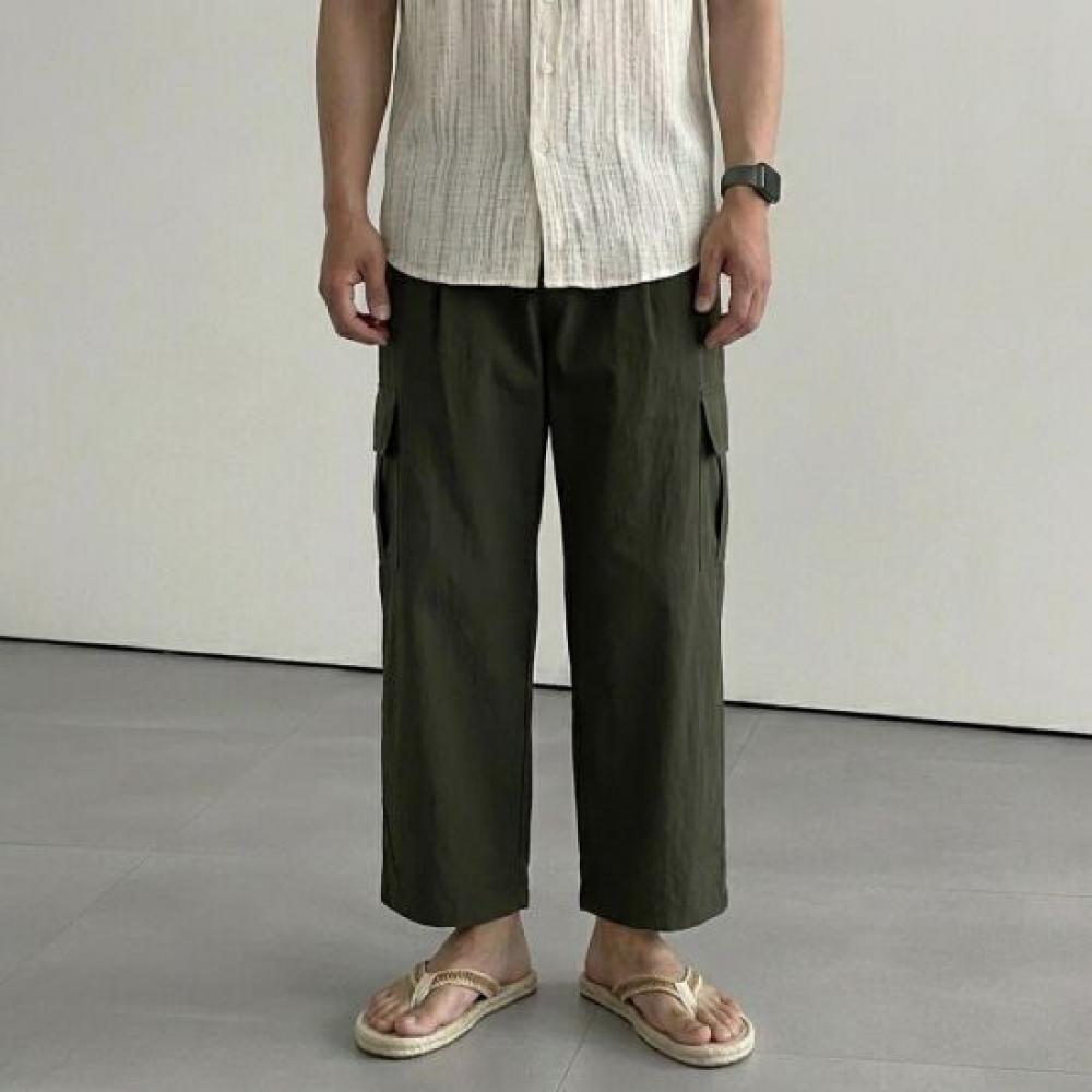Onl Cargo Refrigerator Pants Men Nylon Wide Pants