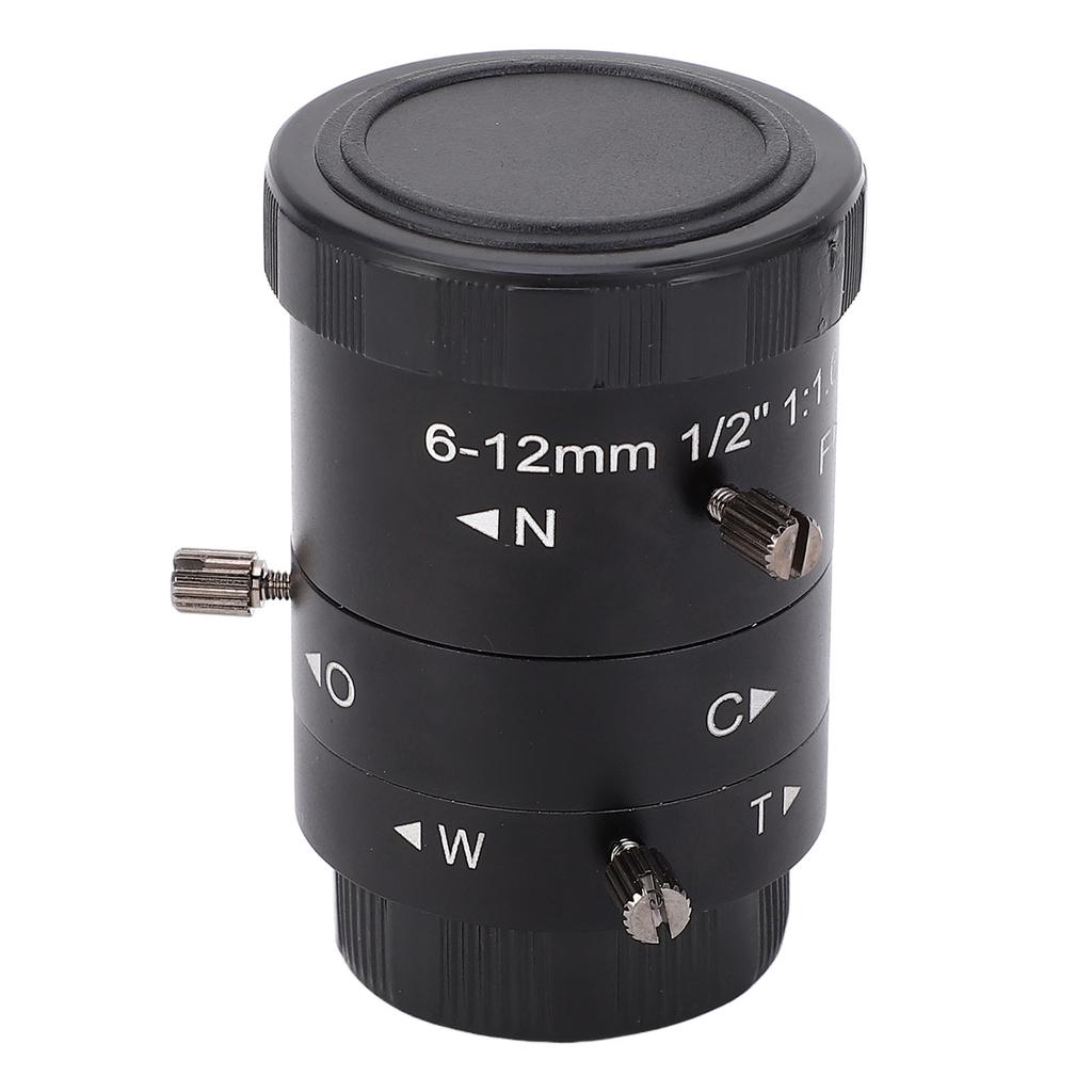 C Mount Lens 6 To 12mm Focal Length Manual Focus 3MP High Definition Zoom Industrial Camera Lens