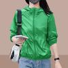 Breathable Hooded Sun Protection Clothing for Women In Summer - Loose Fit and Slimming Sunscreen Shirt Fashionable Short Jacket