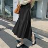 Thicking Knitted Long Skirts Women Autumn Winter High Waist Umbrella Skater Faldas Female Korean Fashion Cotton Skirts