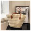 New Shoulder Woven Bag Women's Commuter Tote Bag Large-capacity Vacation Beach Bag Women's Bag