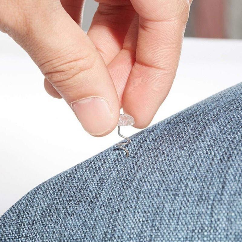 50 шт./кор. штифтов для дивана, вращающихся и фиксирующих скрученные гвозди с фиксированным одеялом, простыни для дивана, противоскользящие пряжки AVE