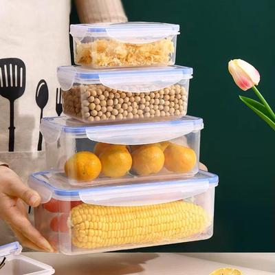 550/1000/1500/2500 мл Контейнер для хранения продуктов в холодильнике с пластиковой крышкой Контейнер для сохранения свежести продуктов Ланч-бокс для пикника