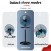 Fan Portable 18 Inch Pedestal Fan 3-Speed Pedestal Fan Adjustable Height Standing Floor Fan for Living Room, Bedroom, Kitchen