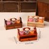 1/12 Dollhouse Mini Jar Rack Storage Rack With Jar Dollhouse Mini Kitchen Decoration Dolls House Scene Decor Accessories
