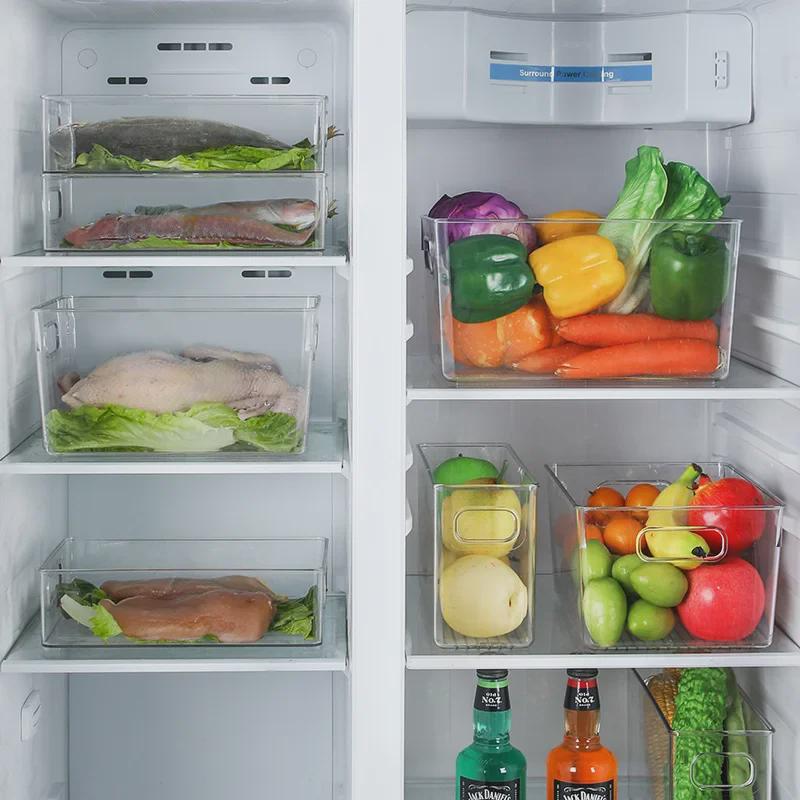 Корзина для хранения в ящике холодильника и морозильника для организации кухни