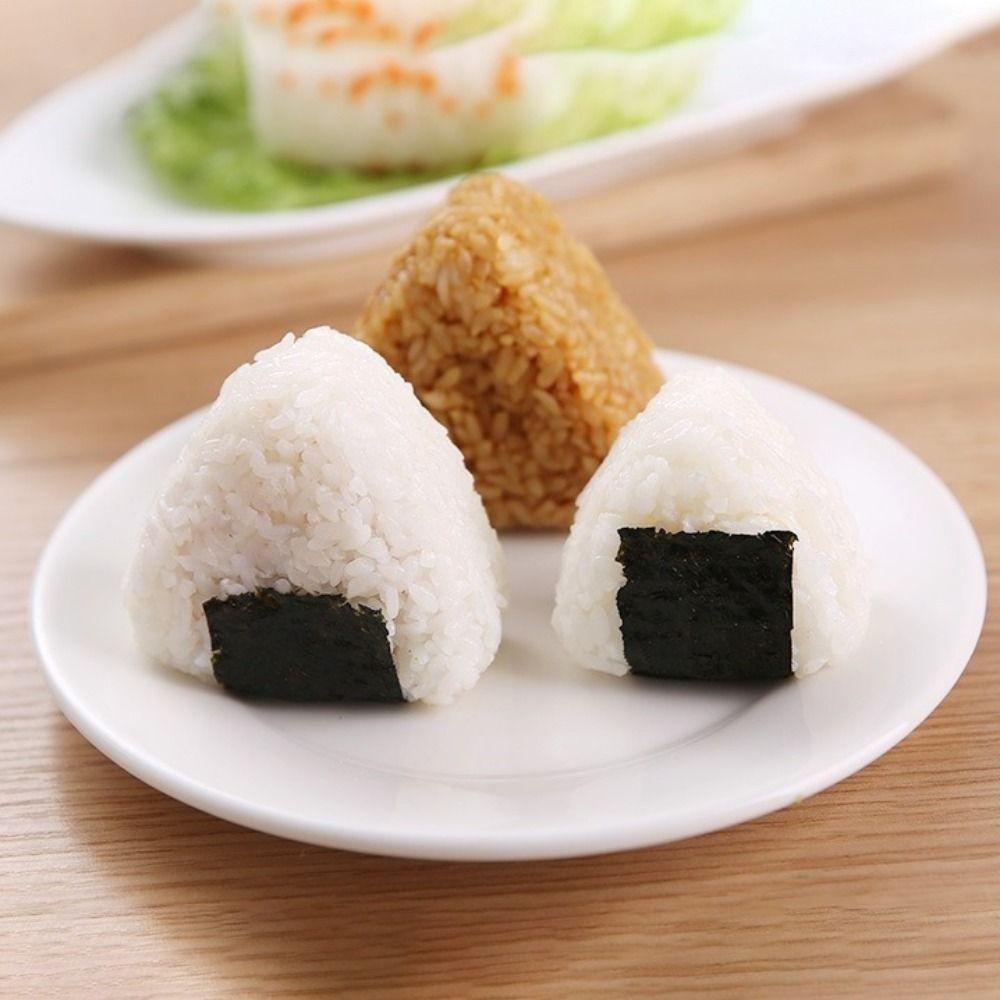 3Pcs/Set Triangular DIY Sushi Mold Press Onigiri Rice Ball Set Practical Baby Rice Molds  for Home