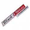 3D Metal Limited Edition Black&White Logo Badge Sticker Side Fender Rear Trunk Emblem Decal