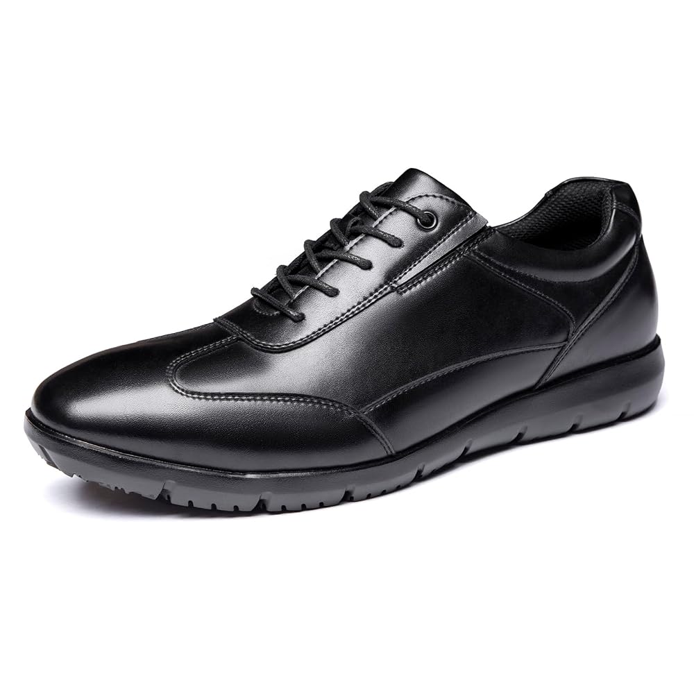 Poerkan Men's Business Shoes - Comfortable and Easy to Walk In, Business Sneakers, Leather Shoes