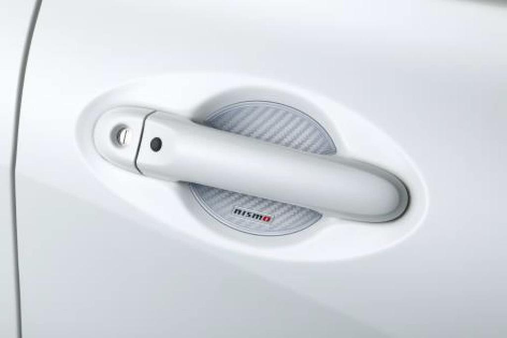 Nismo Дверная ручка Средняя 8064ARN011 Защита, Серебристый, (Пакет 2)