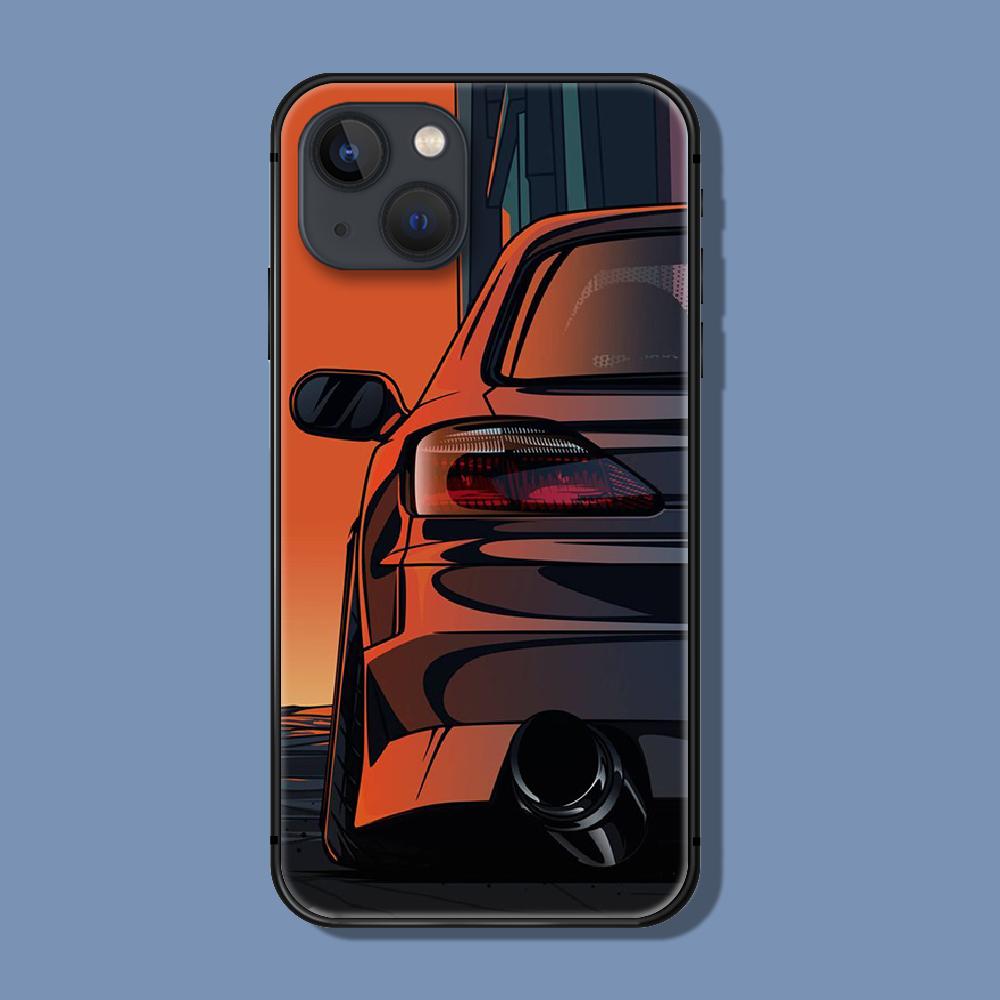 Чехол для телефона Drift Japanese Car Phone Cover Coque для iPhone Xiaomi Mi Samsung Galaxy Redmi Note AS 11 12 13 14 15 22 23 24 5G Pro Plus Max Fe Ultra